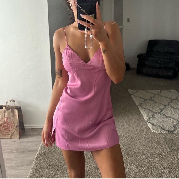 Thats So Fetch Dresses & Skirts - THATS SO FETCH NWT -  Pink Spaghetti Strap Mini Dress